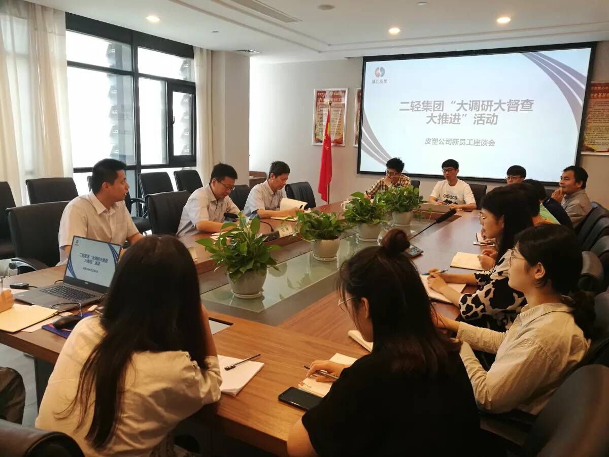 “大調(diào)研大督查大推進(jìn)”工作進(jìn)皮塑