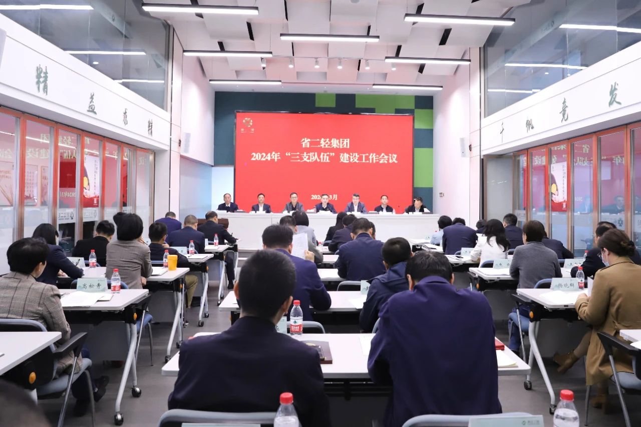 省二輕集團召開“三支隊伍”建設工作會議